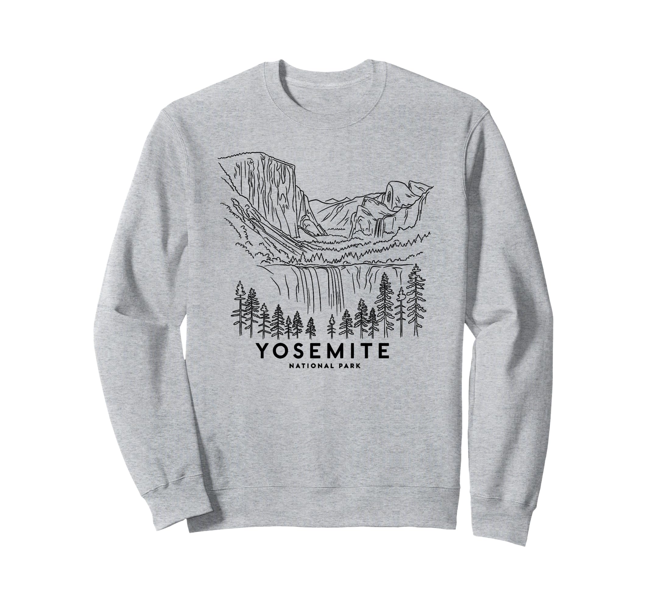 Yosemite Falls California National Sweatshirt - Streetwear Style Unisex - T-Shirt, Sweatshirt, Hoodie
