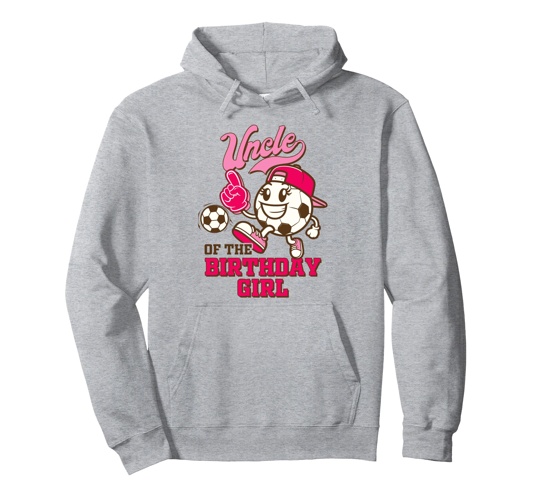 Soccer Uncle Birthday Party Uncle Birthday Hoodie - Minimalist Print Unisex - T-Shirt, Sweatshirt, Hoodie