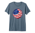American Flag Soccer Ball Patriotic T-Shirt - Custom Art Print for Adults - T-Shirt, Sweatshirt, Hoodie