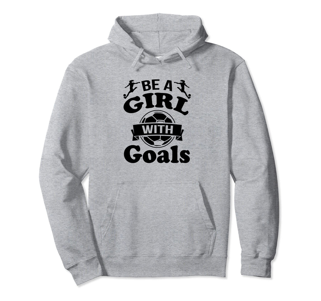 Kicking Soccer Ball Teen Be Goals Hoodie - Custom Art Print Unisex - T-Shirt, Sweatshirt, Hoodie