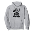 Kicking Soccer Ball Teen Be Goals Hoodie - Custom Art Print Unisex - T-Shirt, Sweatshirt, Hoodie