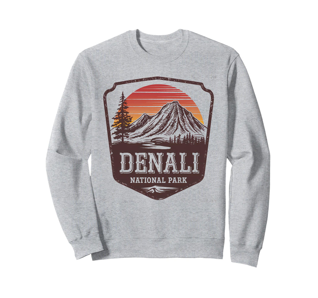 Denali Est 1917 Alaska Sweatshirt - Casual Everyday Wear for Adults - T-Shirt, Sweatshirt, Hoodie