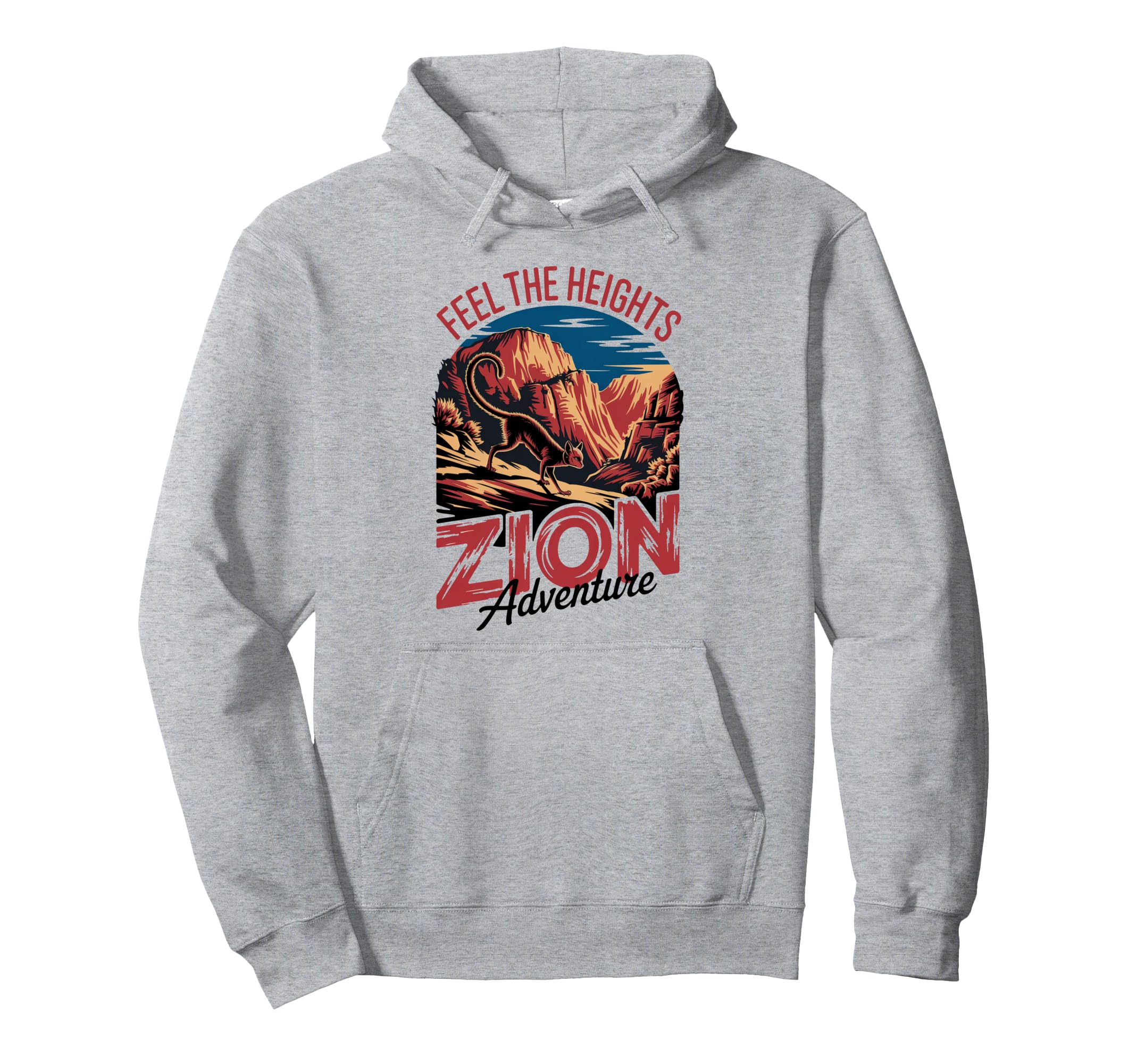 Zion National Park Canyon Cliff Sweatshirt - Novelty Apparel for Adults - T-Shirt, Sweatshirt, Hoodie