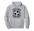 Groovy Soccer Womens Soccer Hoodie - Minimalist Print Men Women - T-Shirt, Sweatshirt, Hoodie