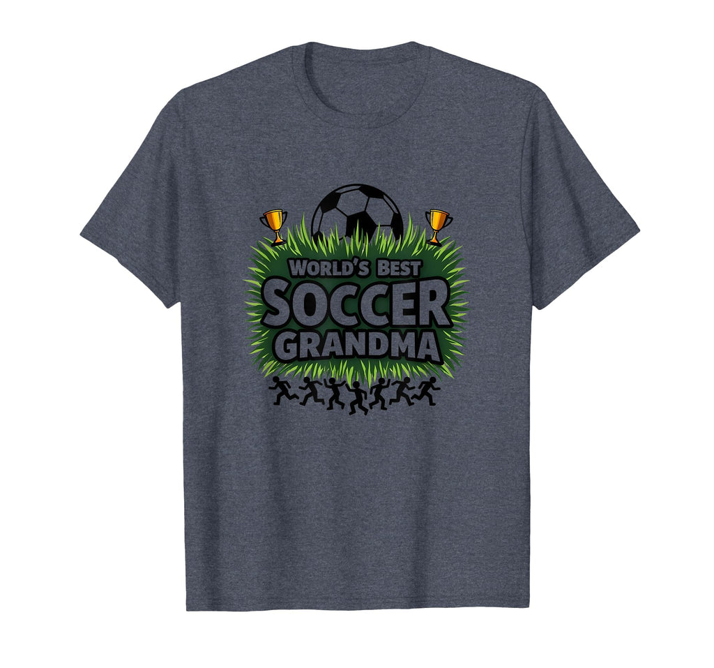 Worlds Best Soccer Grandma Champion T-Shirt - Graphic Print Men Women - T-Shirt, Sweatshirt, Hoodie