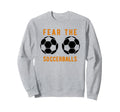 Funny Football Soccer Balls Sweatshirt - Casual Everyday Wear Men Women - T-Shirt, Sweatshirt, Hoodie