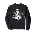 Soccer Snowman Gift Soccer Sweatshirt - Casual Everyday Wear for Adults - T-Shirt, Sweatshirt, Hoodie