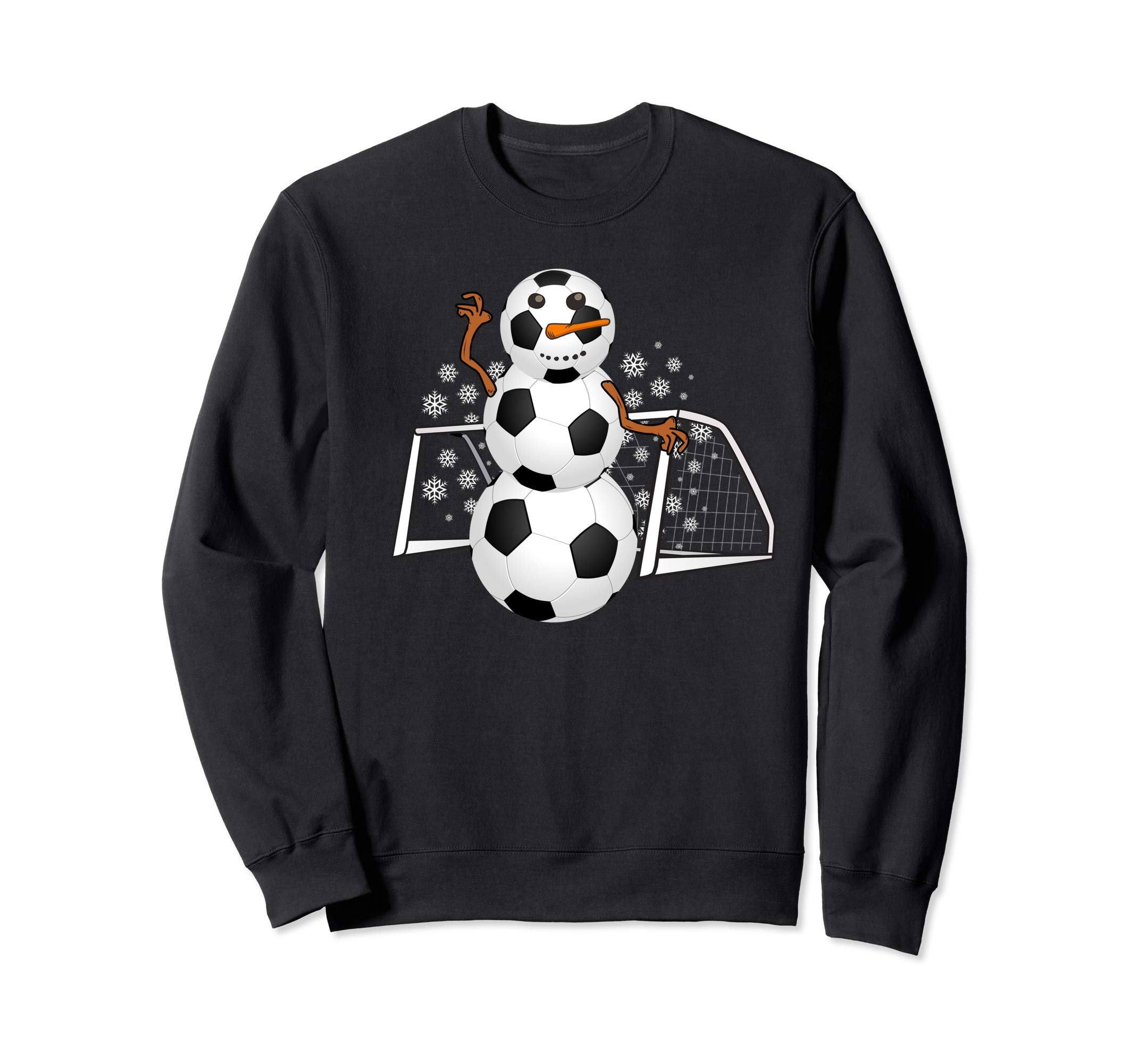 Soccer Snowman Gift Soccer Sweatshirt - Casual Everyday Wear for Adults - T-Shirt, Sweatshirt, Hoodie