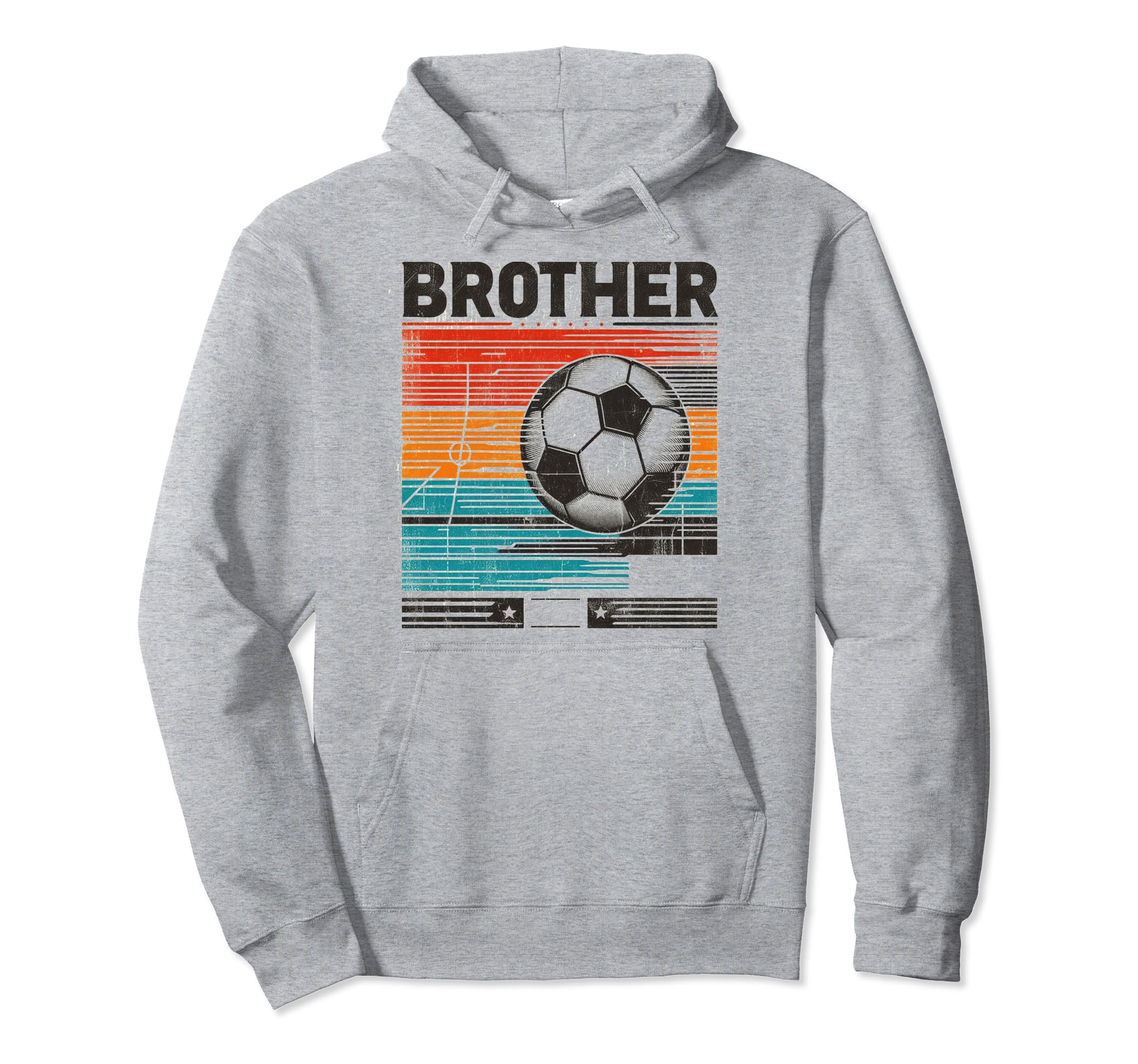 Soccer Brother Family Matching Team Hoodie - Unique Graphic Unisex - T-Shirt, Sweatshirt, Hoodie