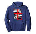 England Flag Football Soccer English Hoodie - Novelty Apparel for Adults - T-Shirt, Sweatshirt, Hoodie