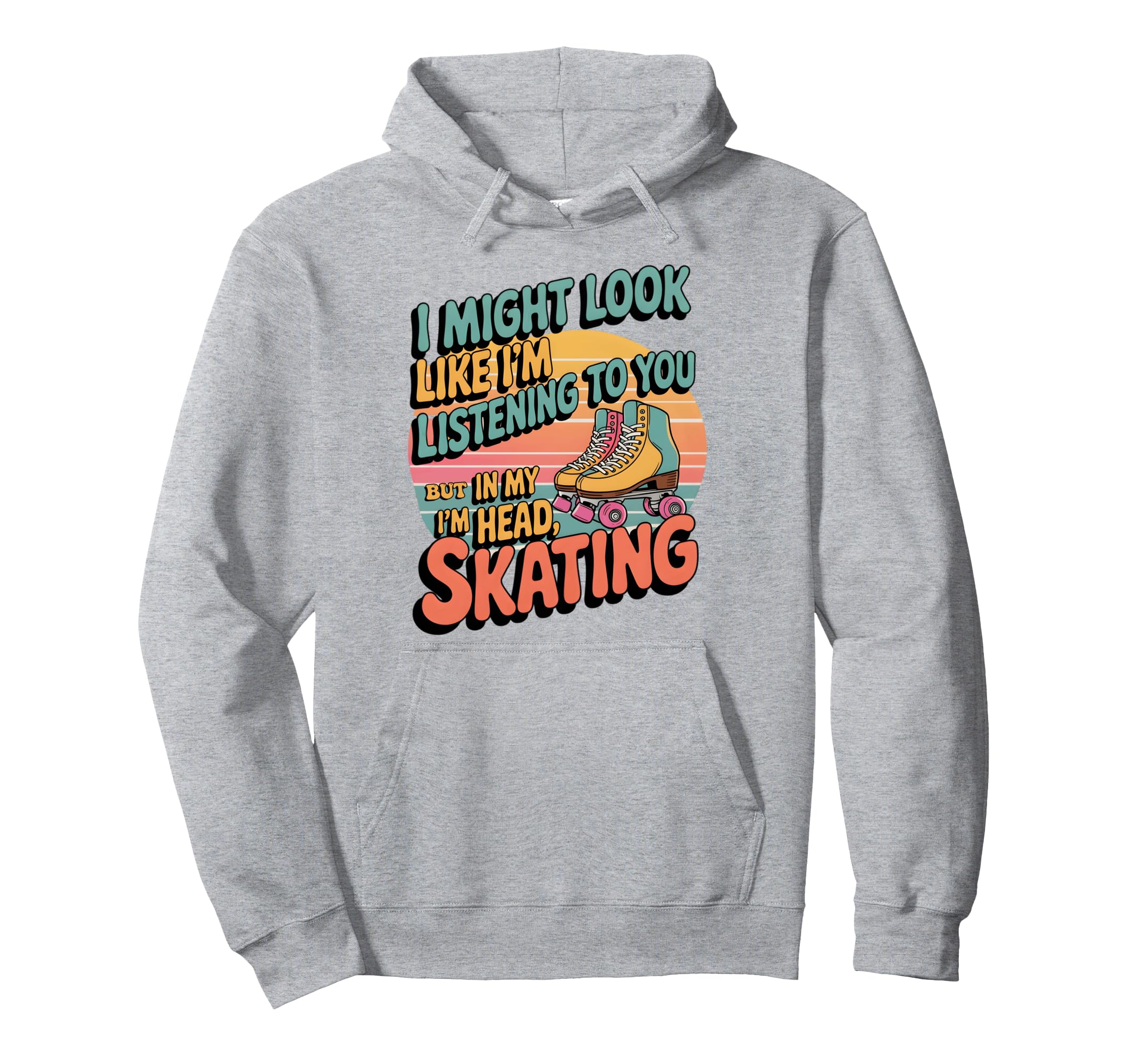 Roller Skating Skater Roller Skate 70S 80S Hoodie - Streetwear Style Unisex - T-Shirt, Sweatshirt, Hoodie
