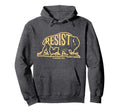 Alt Us National Park Resist Service Bison Hoodie - Graphic Print Men Women - T-Shirt, Sweatshirt, Hoodie