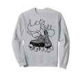 Let S Roll Roller Skating Skater Sweatshirt - Aesthetic Graphic Men Women - T-Shirt, Sweatshirt, Hoodie