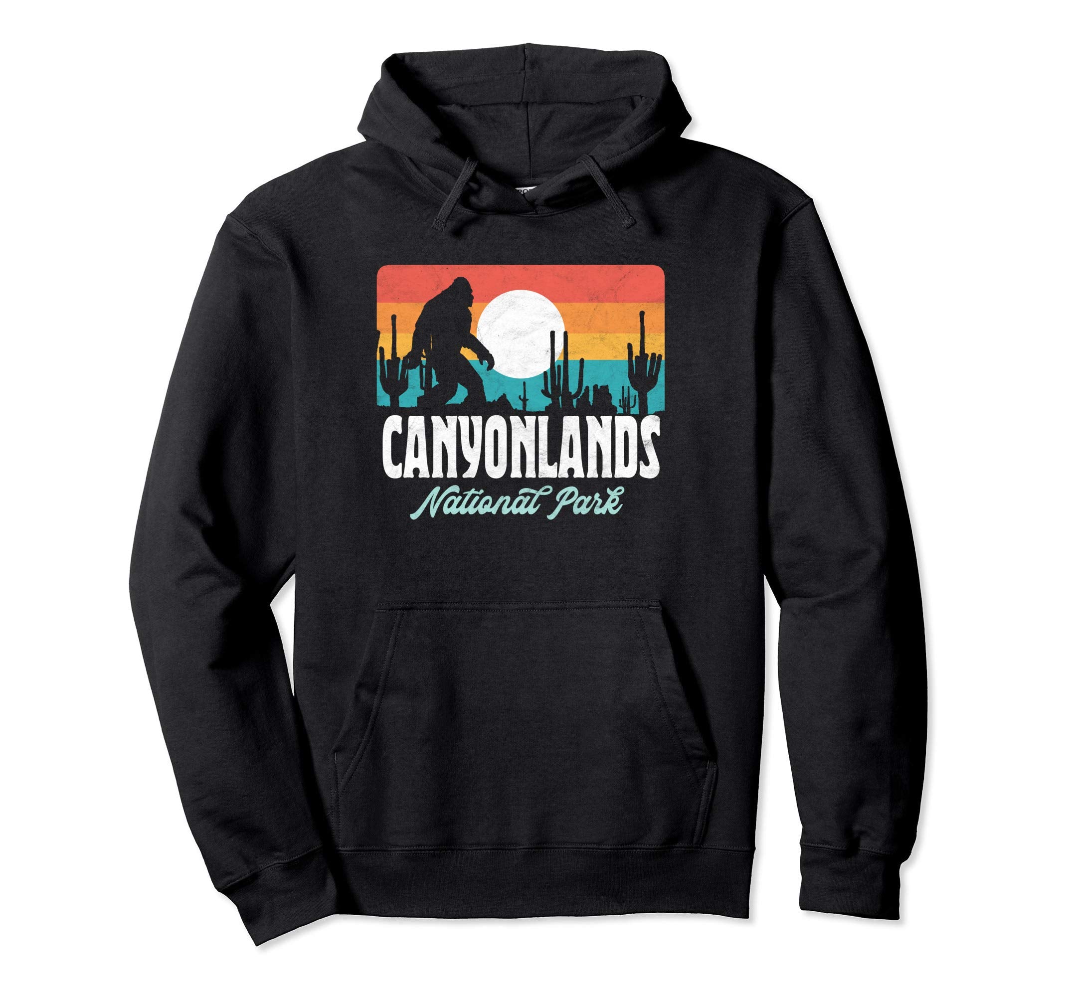 Canyonlands National Park Bigfoot Utah Hoodie - Custom Art Print Men Women - T-Shirt, Sweatshirt, Hoodie