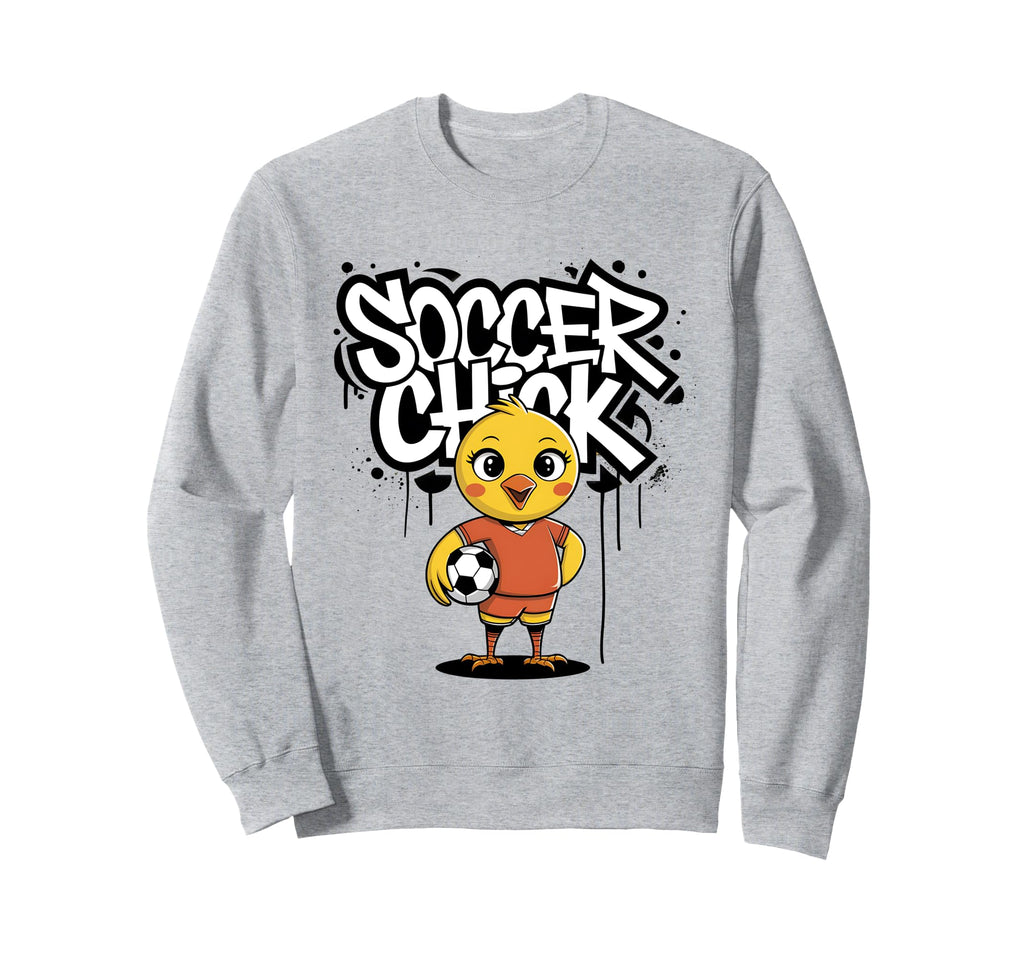 Soccer Chick Soccer Player Soccer Sweatshirt - Trendy Graphic Unisex - T-Shirt, Sweatshirt, Hoodie