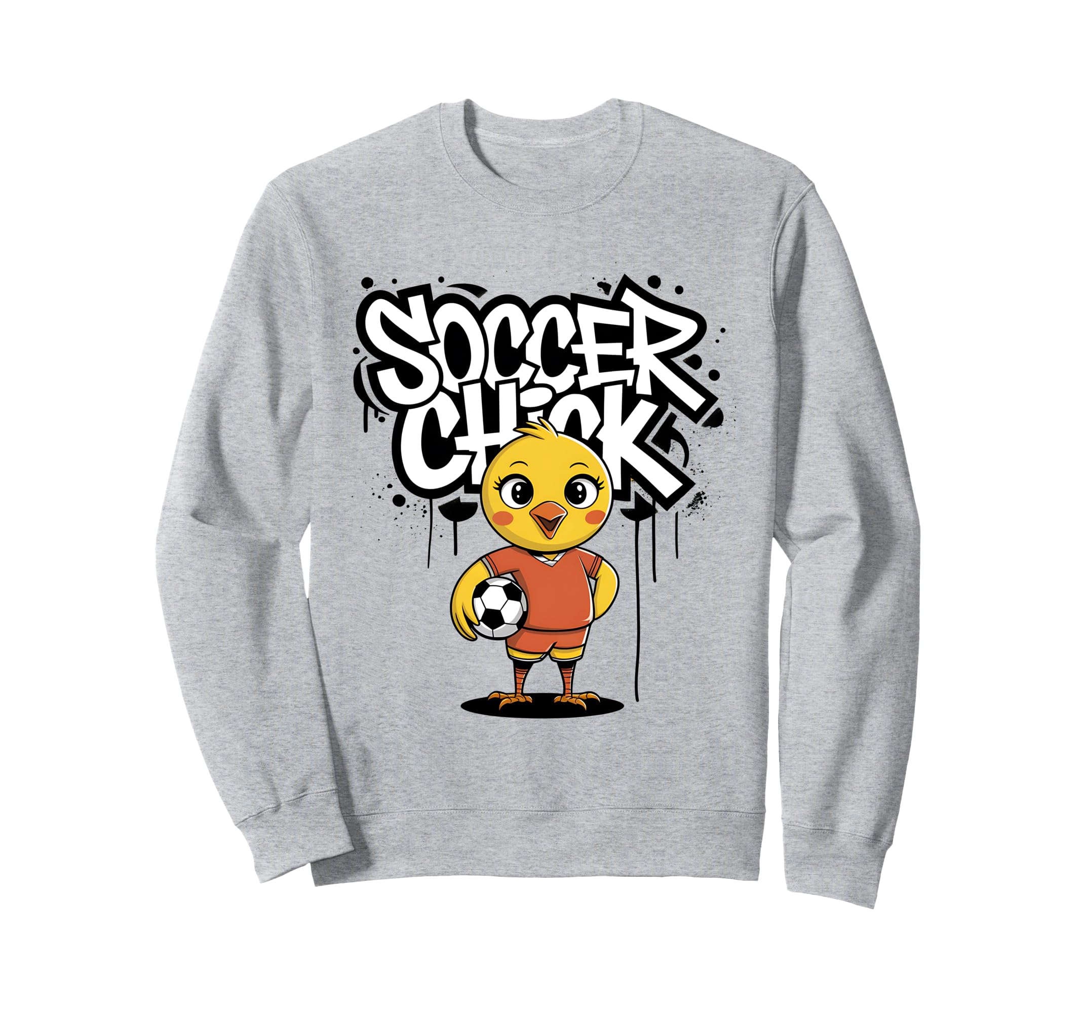 Soccer Chick Soccer Player Soccer Sweatshirt - Novelty Apparel Unisex - T-Shirt, Sweatshirt, Hoodie
