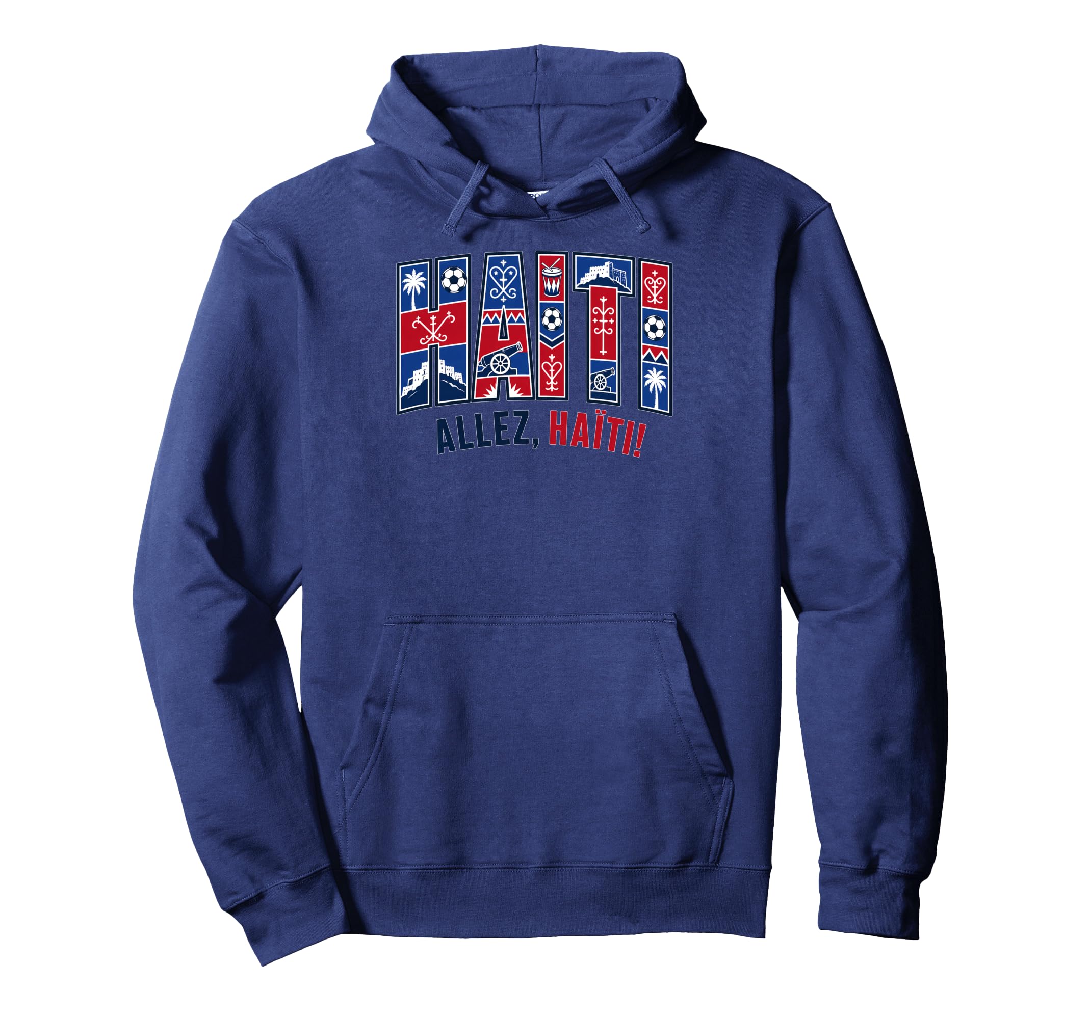 Haiti Soccer 2026 Haitian Fans Hoodie - Novelty Apparel for Adults - T-Shirt, Sweatshirt, Hoodie