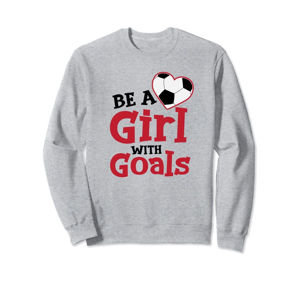 Be Heart Shaped Soccer Teenager Sweatshirt - Trendy Graphic Unisex - T-Shirt, Sweatshirt, Hoodie