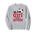 Be Heart Shaped Soccer Teenager Sweatshirt - Trendy Graphic Unisex - T-Shirt, Sweatshirt, Hoodie