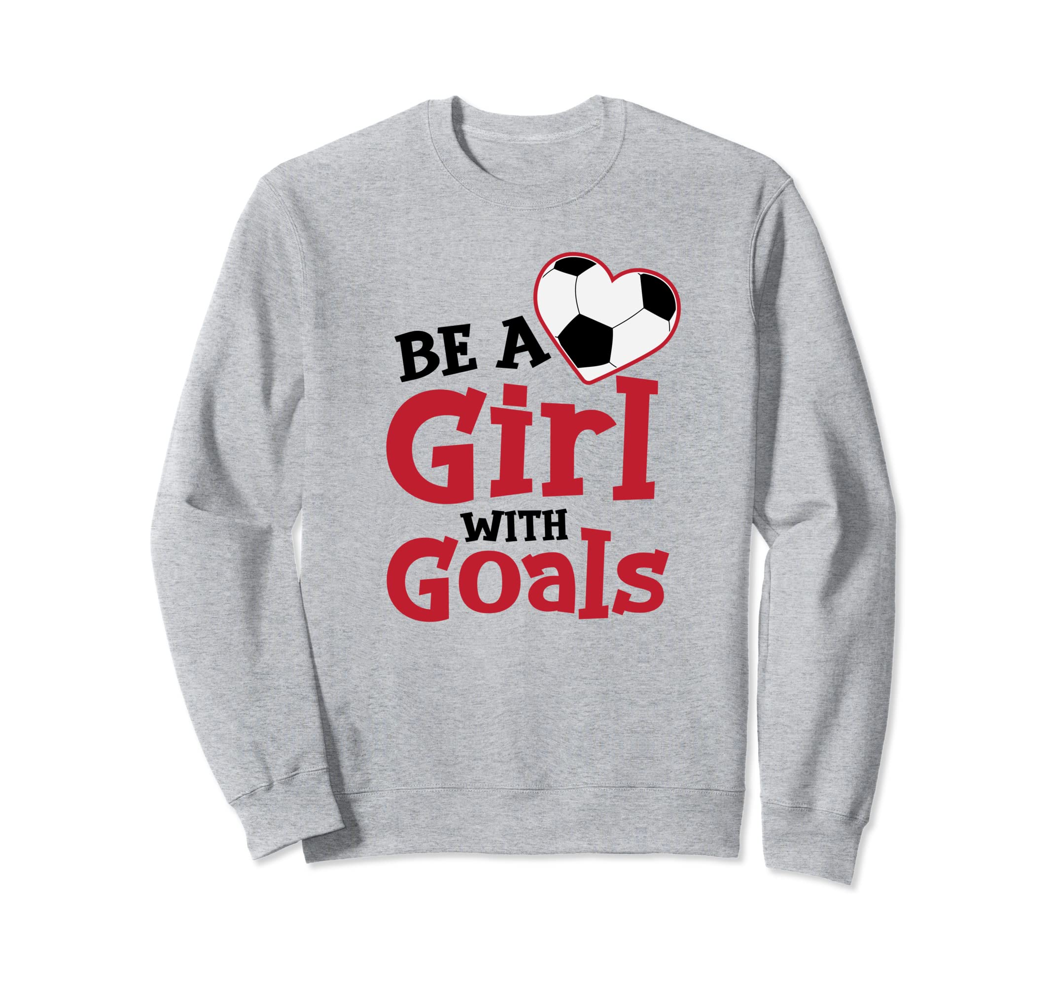 Be Heart Shaped Soccer Teenager Sweatshirt - Trendy Graphic Unisex - T-Shirt, Sweatshirt, Hoodie