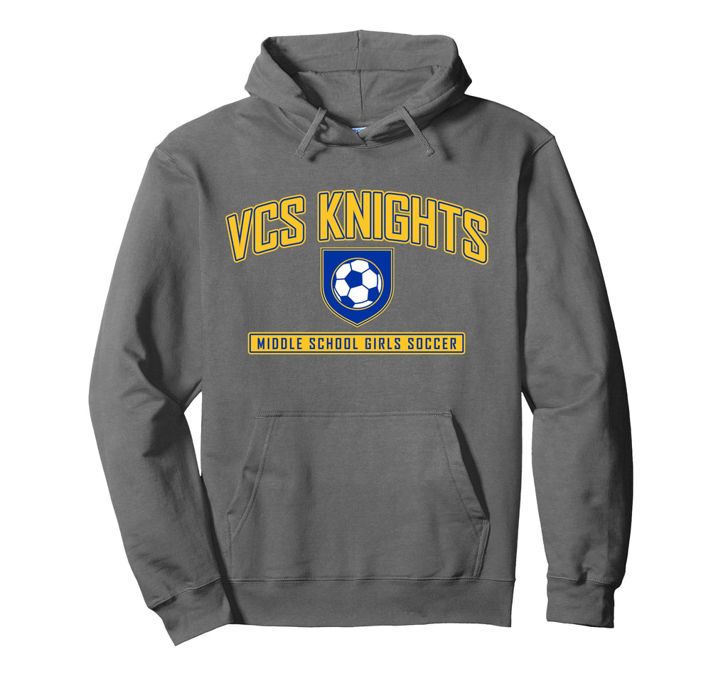 Vcs Knights Middle School Soccer Hoodie - Custom Art Print Men Women - T-Shirt, Sweatshirt, Hoodie