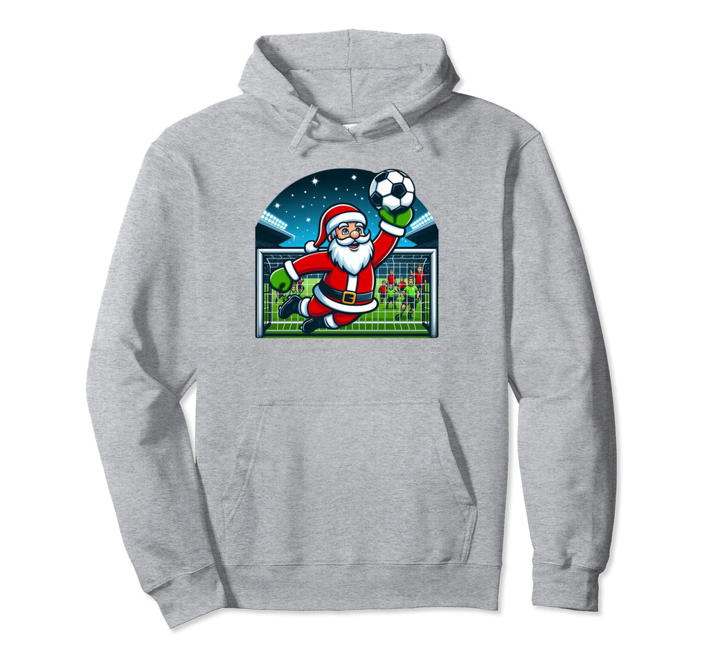 Goalkeeper Soccer Santa Hoodie - Fun Novelty Design Unisex - T-Shirt, Sweatshirt, Hoodie