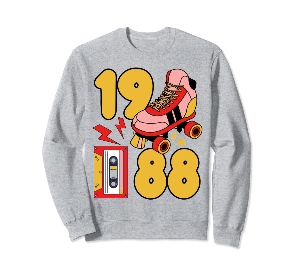 Old School 80S Vibes 1988 Hip Hop Sweatshirt - Aesthetic Graphic Men Women - T-Shirt, Sweatshirt, Hoodie