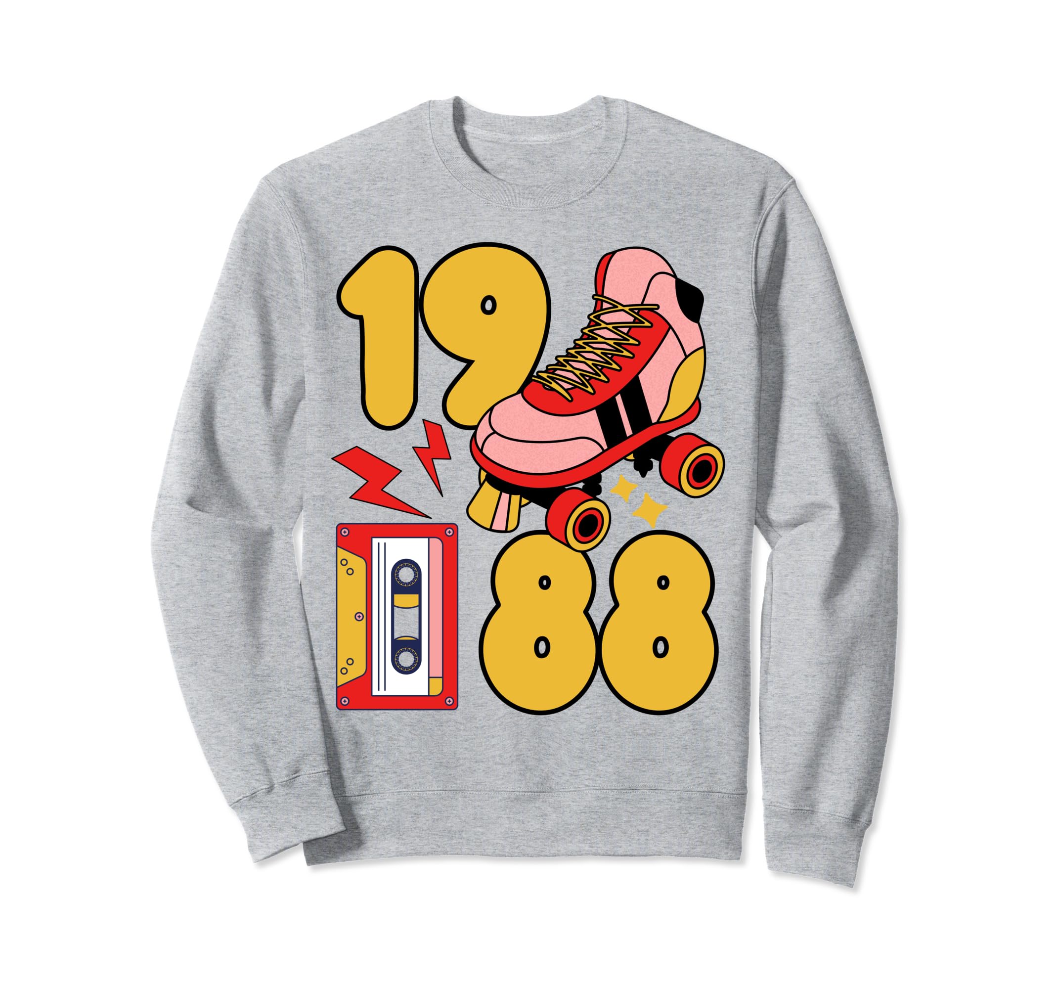 Old School 80S Vibes 1988 Hip Hop Sweatshirt - Aesthetic Graphic Men Women - T-Shirt, Sweatshirt, Hoodie