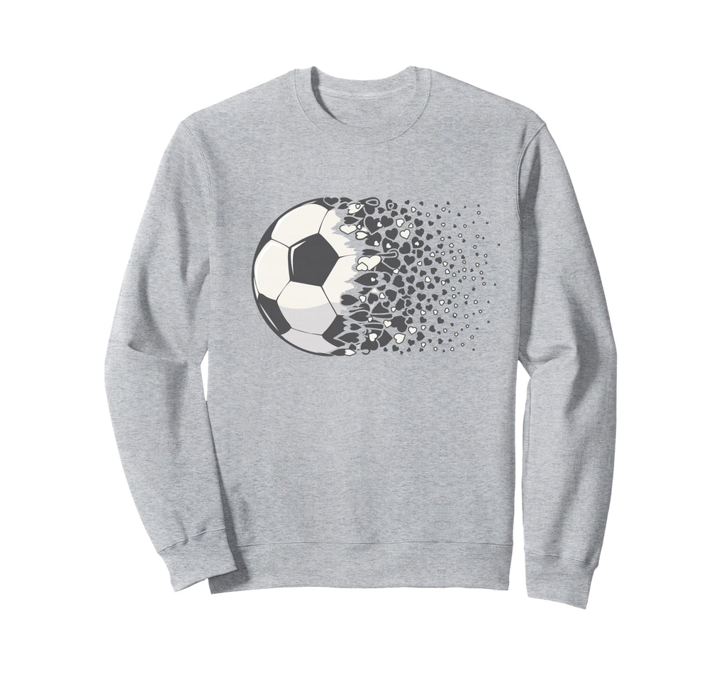 Soccer Ball Soccer Heart Soccer Sweatshirt - Custom Art Print Men Women - T-Shirt, Sweatshirt, Hoodie
