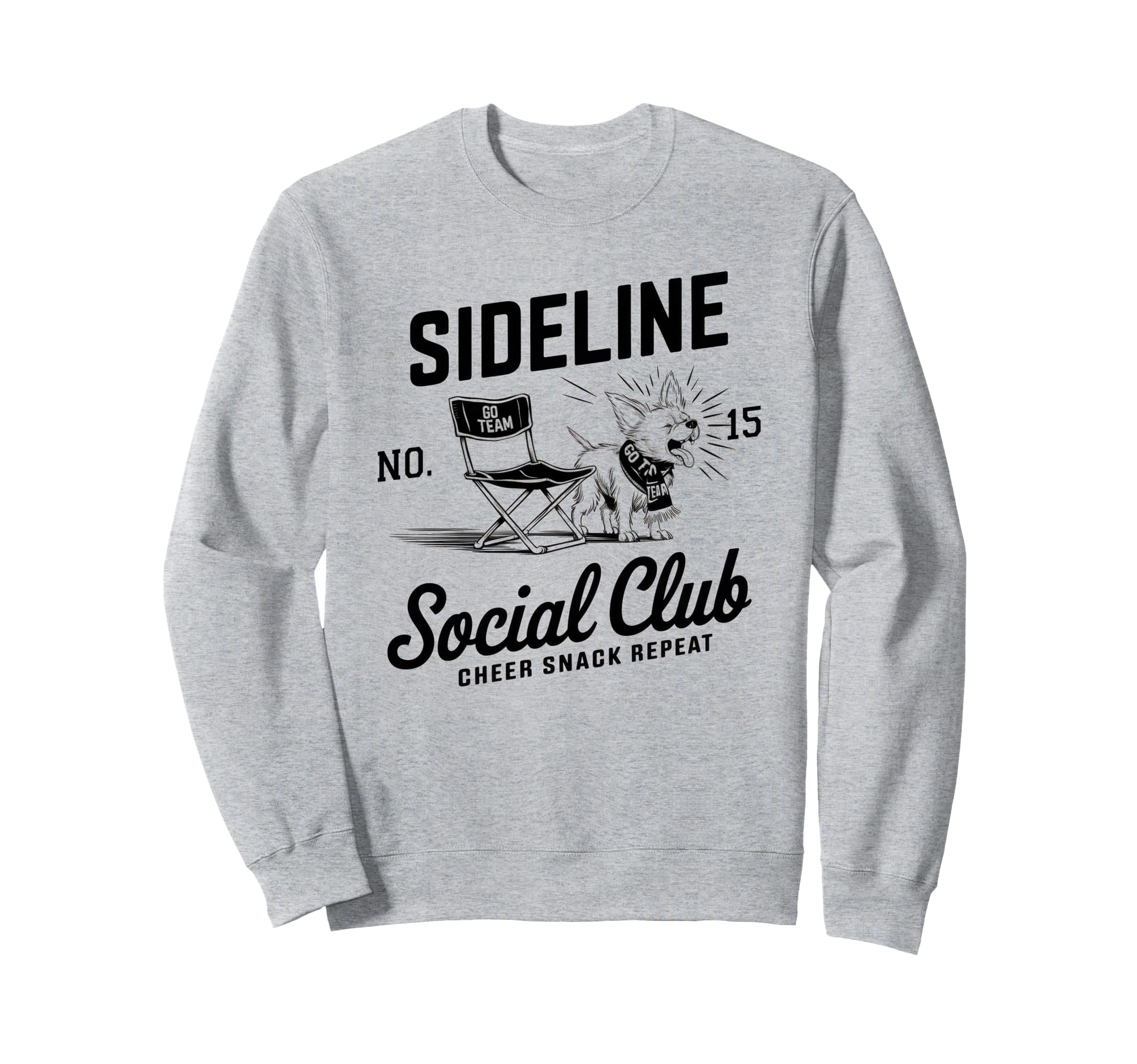 Sideline Social Club Soccer Mom Sweatshirt - Aesthetic Graphic for Adults - T-Shirt, Sweatshirt, Hoodie