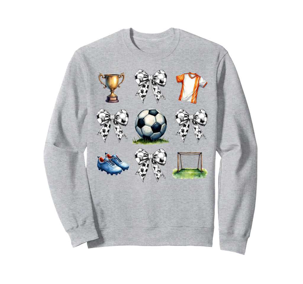 Coquette Bow Soccer Game Days Sweatshirt - Streetwear Style Men Women - T-Shirt, Sweatshirt, Hoodie