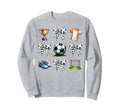 Coquette Bow Soccer Game Days Sweatshirt - Aesthetic Graphic for Adults - T-Shirt, Sweatshirt, Hoodie