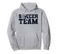 Soccer Team Futbol Fu Ball Goal Hoodie - Casual Everyday Wear Men Women - T-Shirt, Sweatshirt, Hoodie