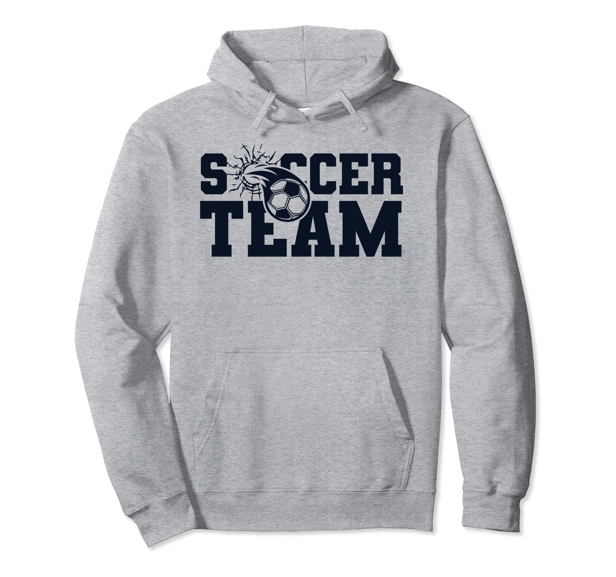 Soccer Team Futbol Fu Ball Goal Hoodie - Casual Everyday Wear Men Women - T-Shirt, Sweatshirt, Hoodie
