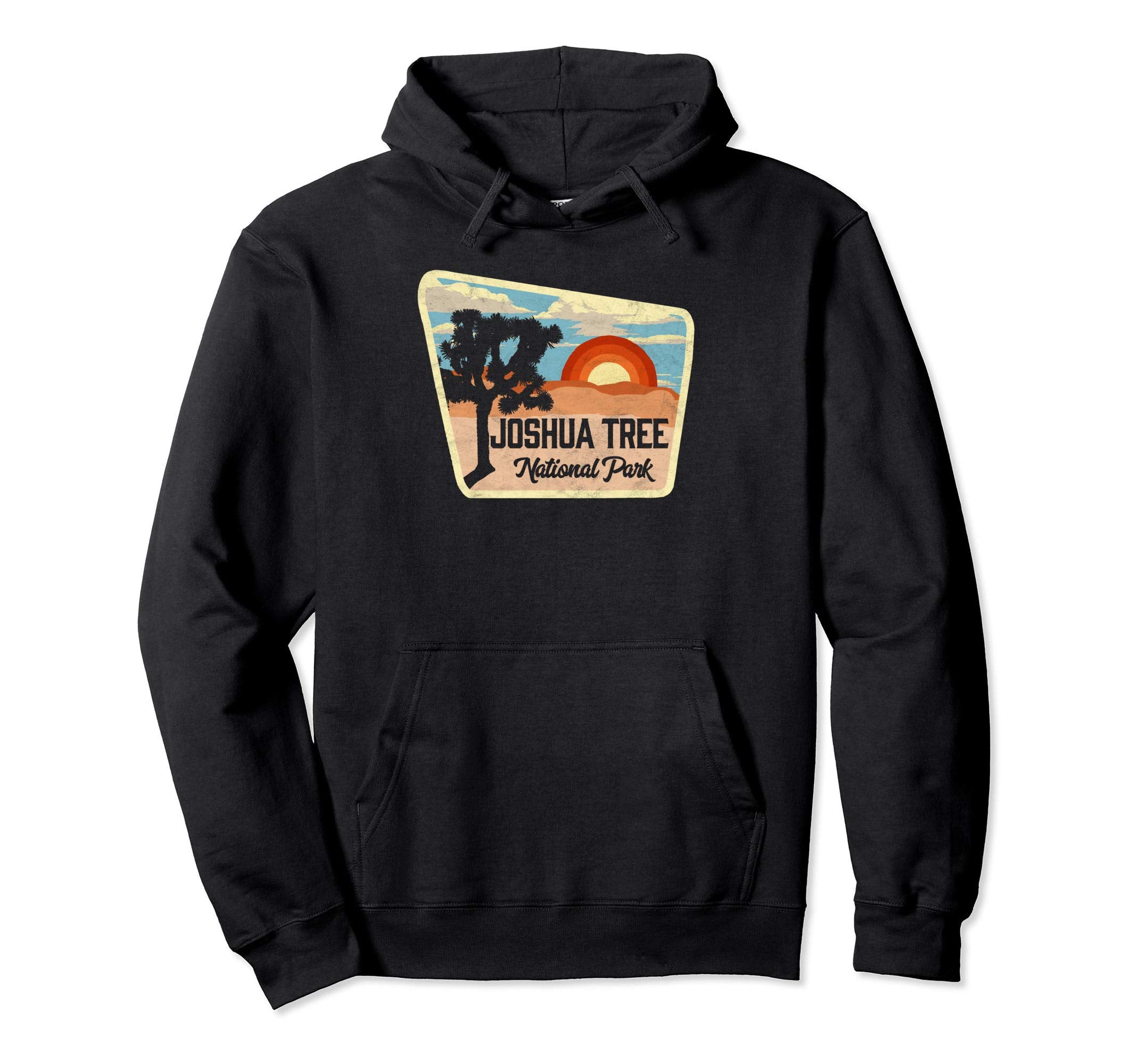 Joshua Tree Park Sign Sun Hoodie - Casual Everyday Wear Men Women - T-Shirt, Sweatshirt, Hoodie