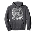 Cougars Team Mascot School Spirit Game Hoodie - Unique Graphic for Adults - T-Shirt, Sweatshirt, Hoodie