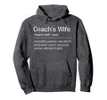Soccer Coachs Wife Definition Soccer Coach Hoodie - Trendy Graphic Unisex - T-Shirt, Sweatshirt, Hoodie