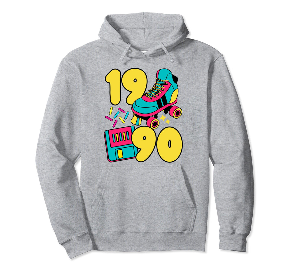 1990 Slow Tec 90S Candy Roller Rink Hoodie - Fun Novelty Design Unisex - T-Shirt, Sweatshirt, Hoodie