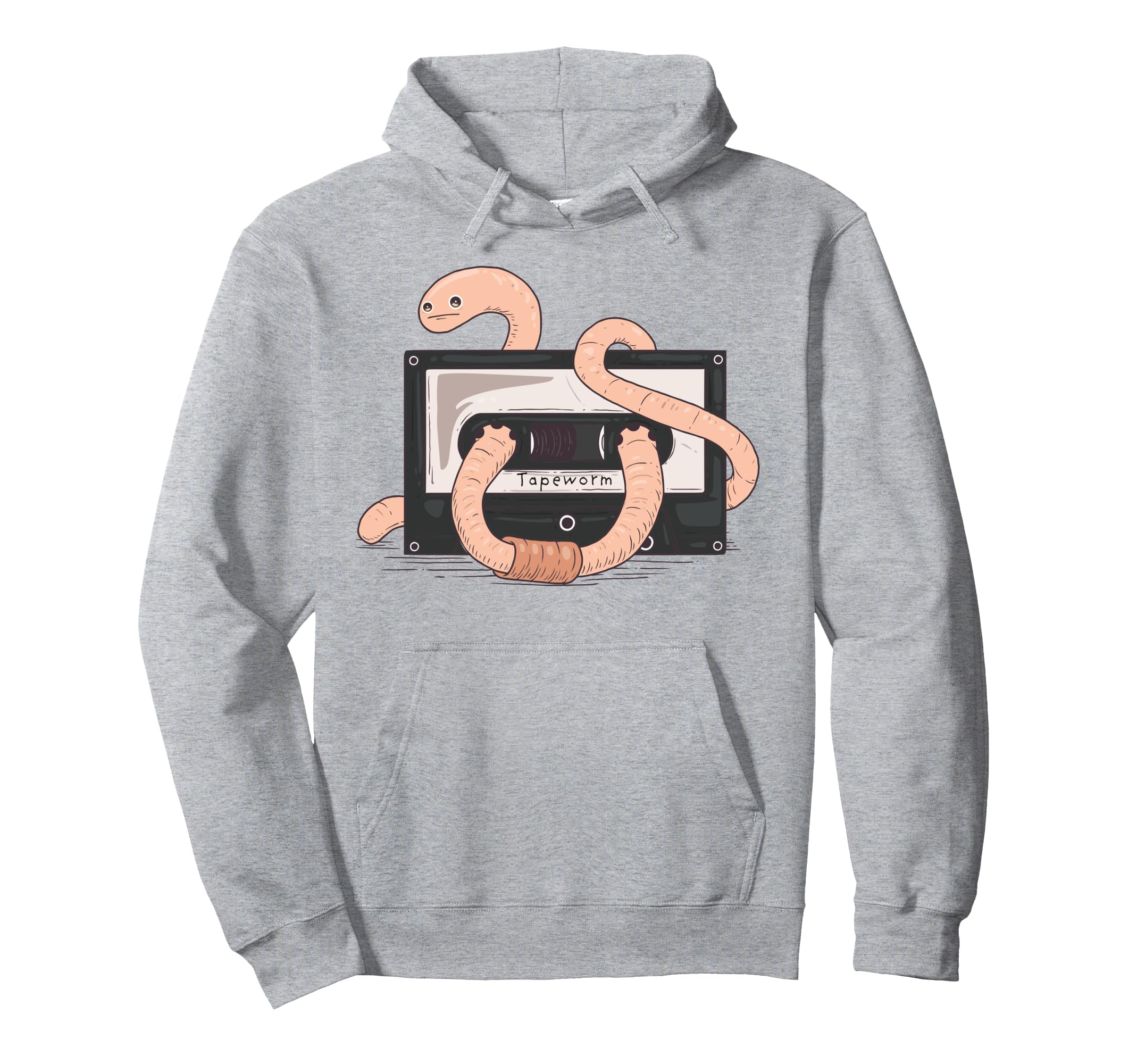 Tapeworm Cassette Dj Funny Unwind Music Hoodie - Graphic Print Unisex - T-Shirt, Sweatshirt, Hoodie