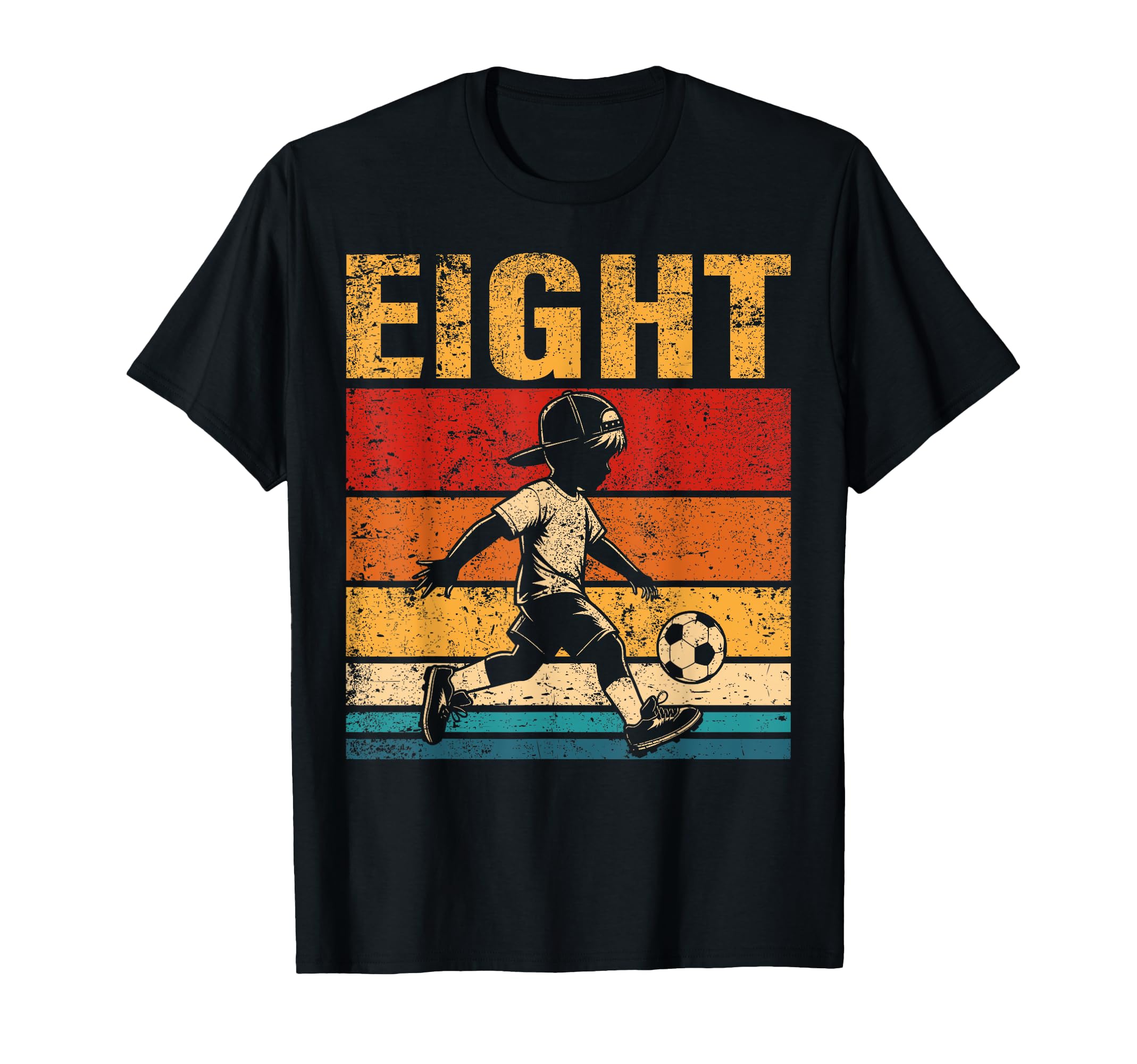 8 Year Old Soccer Birthday 8Th T-Shirt - Streetwear Style for Adults - T-Shirt, Sweatshirt, Hoodie