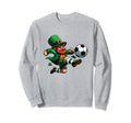 Soccer Leprechaun St Patricks Sweatshirt - Casual Everyday Wear Men Women - T-Shirt, Sweatshirt, Hoodie