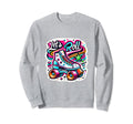 70S 80S Roller Disco Skating Skate Sweatshirt - Trendy Graphic Unisex - T-Shirt, Sweatshirt, Hoodie