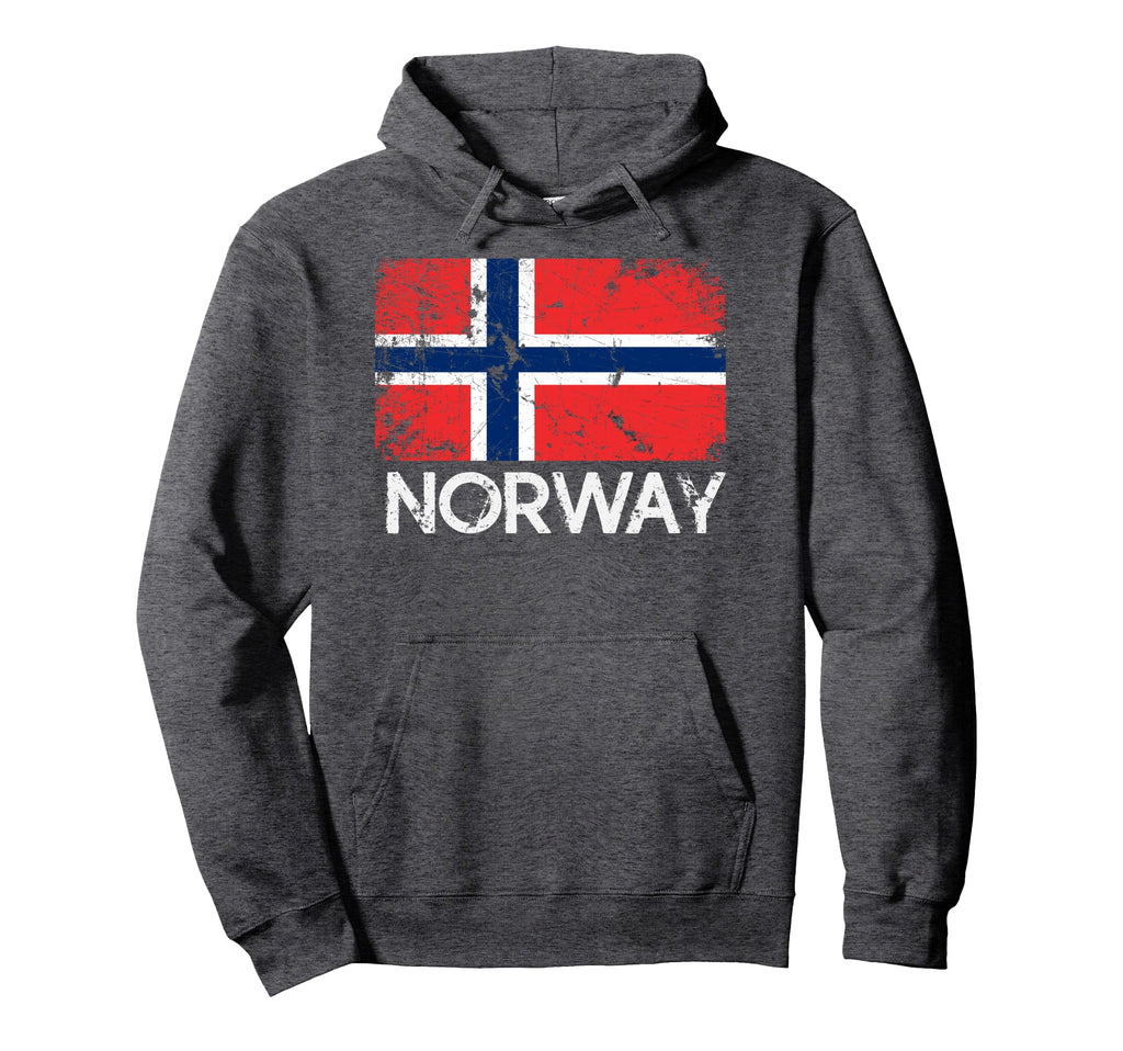 Norwegian Flag Made Norway Gift Hoodie - Graphic Print Men Women - T-Shirt, Sweatshirt, Hoodie