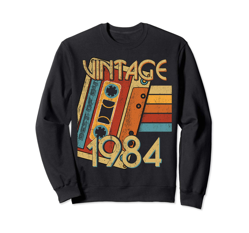 1984 Cassette Tape Sweatshirt - Minimalist Print for Adults - T-Shirt, Sweatshirt, Hoodie