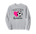 Soccer Grandma Love Heart Nana Granny Sweatshirt - Unique Graphic Unisex - T-Shirt, Sweatshirt, Hoodie