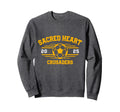 Sacred Heart Crusaders Soccer Ball Sweatshirt - Graphic Print for Adults - T-Shirt, Sweatshirt, Hoodie