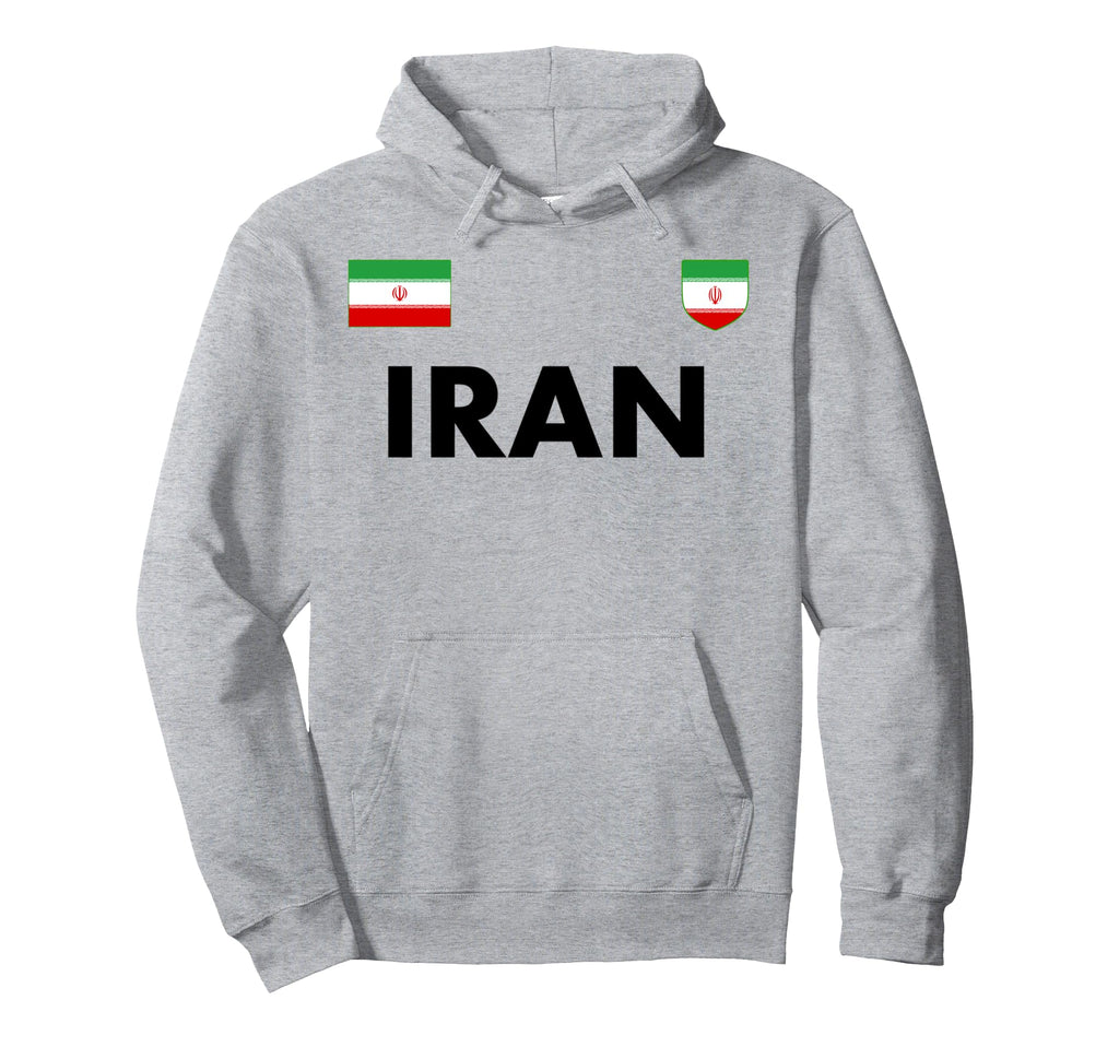 Iran Football Soccer Jersey Ball Travel Hoodie - Custom Art Print Men Women - T-Shirt, Sweatshirt, Hoodie