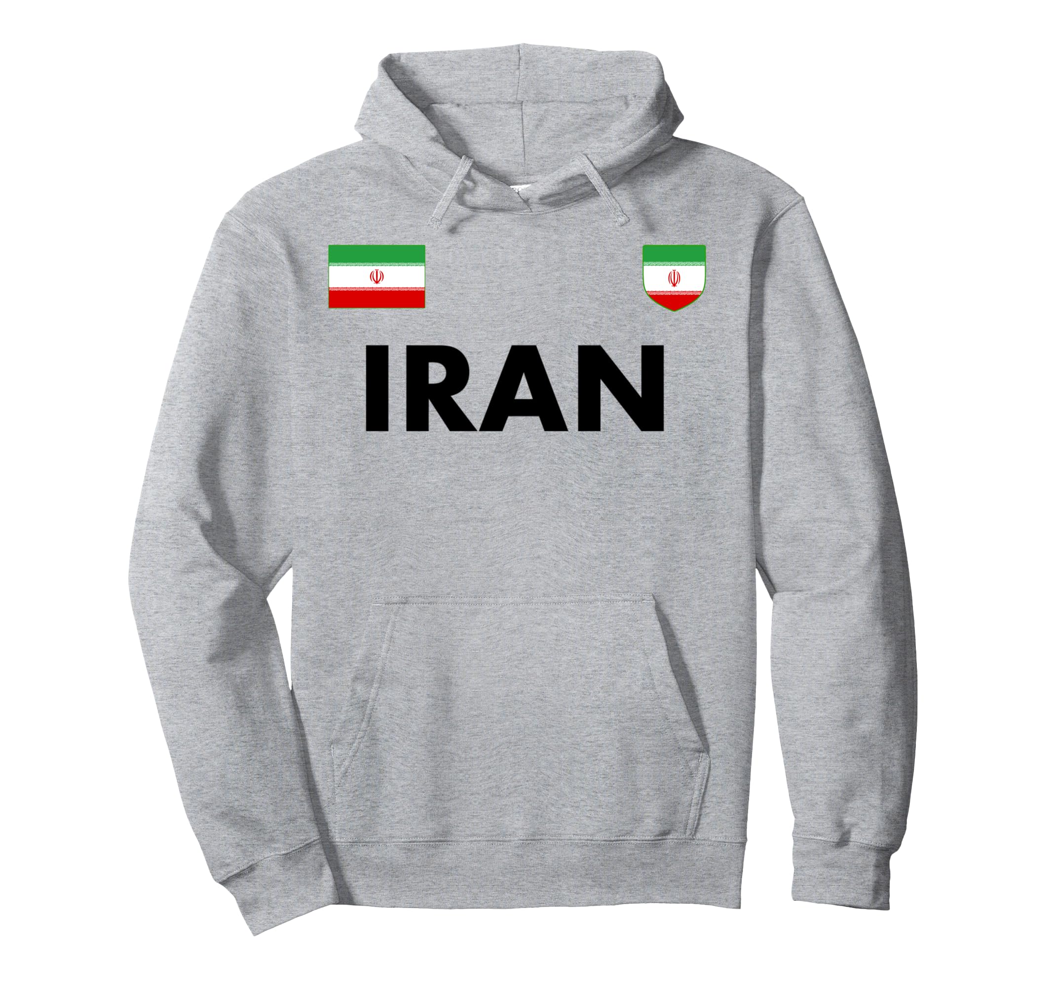 Iran Football Soccer Jersey Ball Travel Hoodie - Custom Art Print Men Women - T-Shirt, Sweatshirt, Hoodie