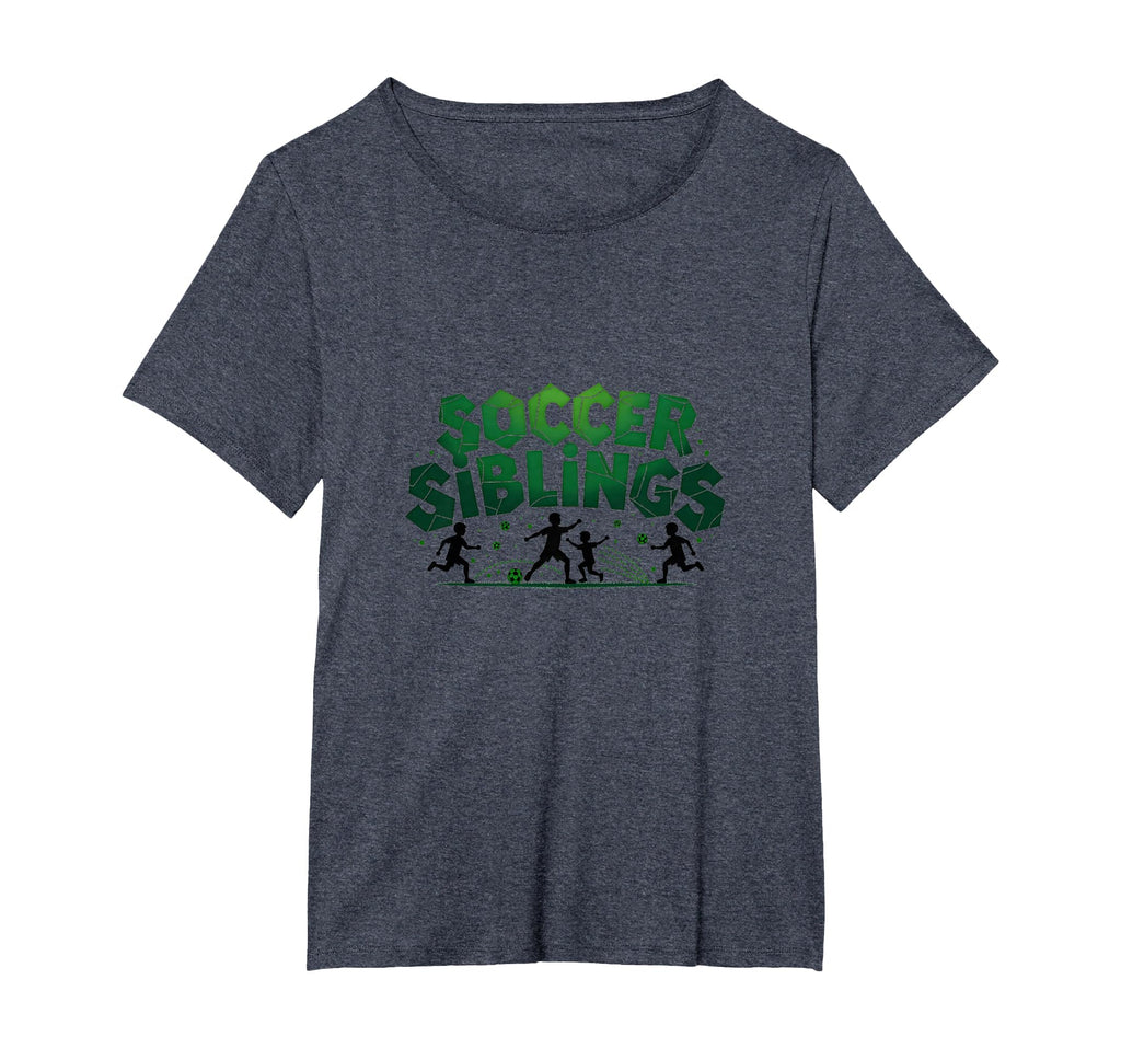 Soccer Siblings Family Teamwork T-Shirt - Fun Novelty Design Men Women - T-Shirt, Sweatshirt, Hoodie