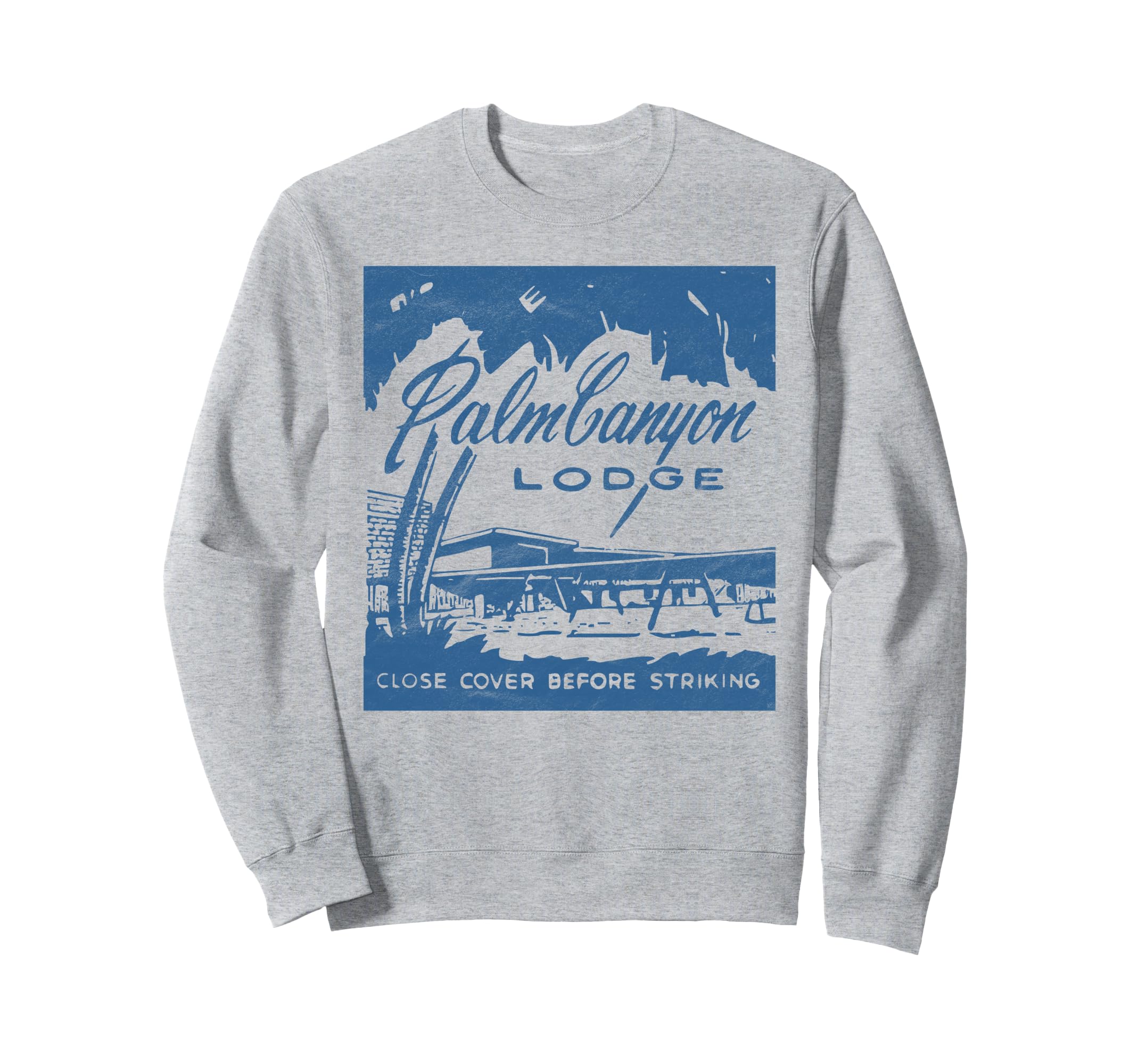 Hotel 60S Matchbook Art Sweatshirt - Casual Everyday Wear Men Women - T-Shirt, Sweatshirt, Hoodie